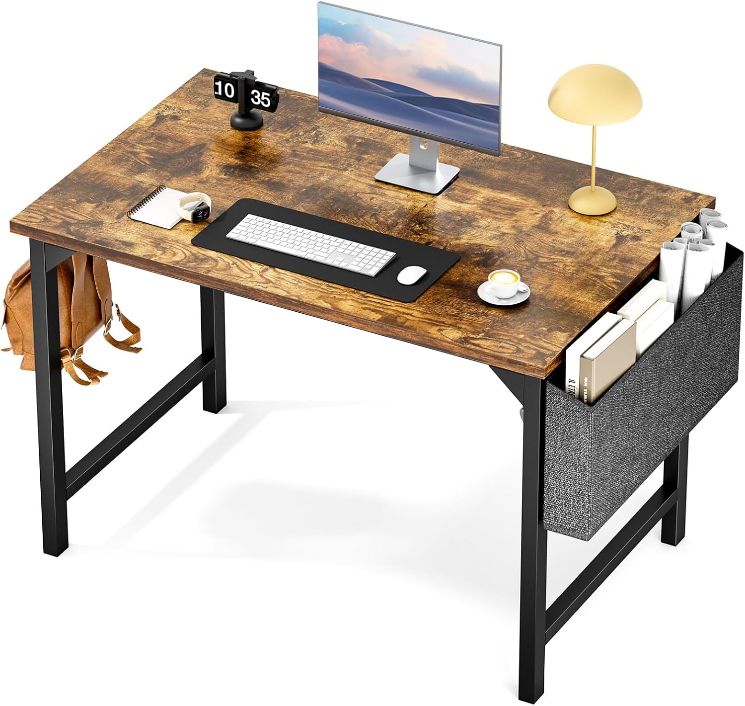 Sweetcrispy Small Office Desk 40 Inch for Kids and Students