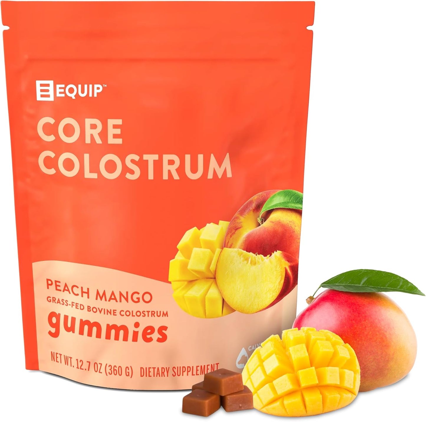 Equip Foods Core Bovine Colostrum Gummies for Health & Recovery