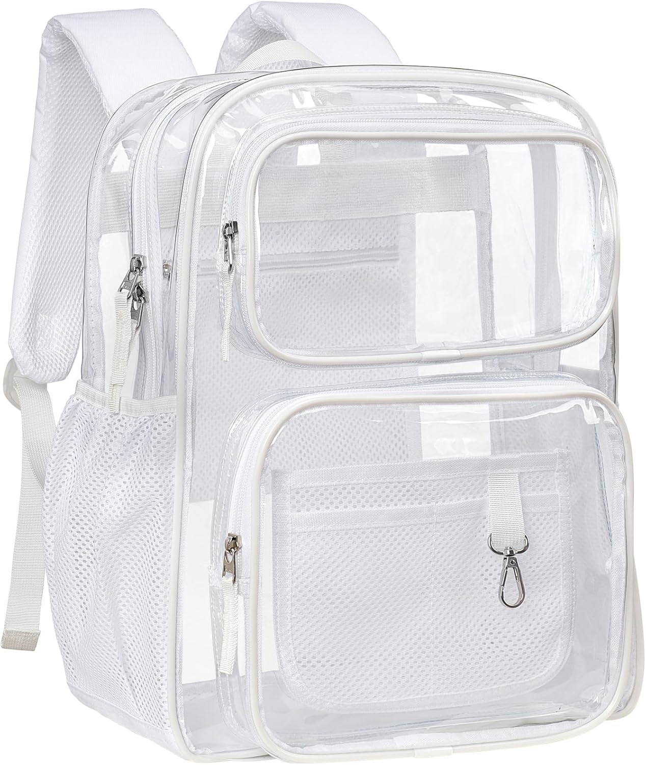 PACKISM Clear Backpack for School - Heavy Duty 17 inch Bag