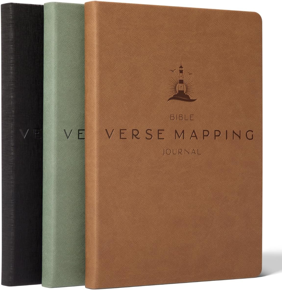 Bible Verse Mapping Journal for Men - Vegan Leather Kit