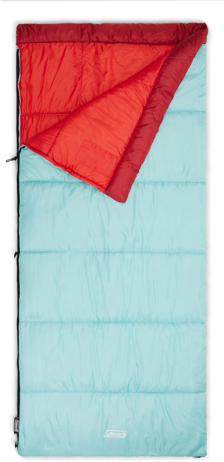 Coleman Flatlands Sleeping Bag for Cool-Weather Camping Comfort