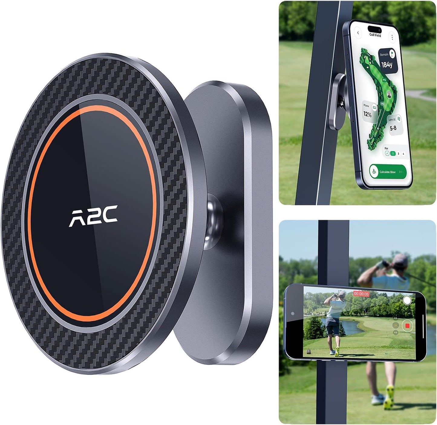 Magnetic Golf Phone Holder for MagSafe iPhones
