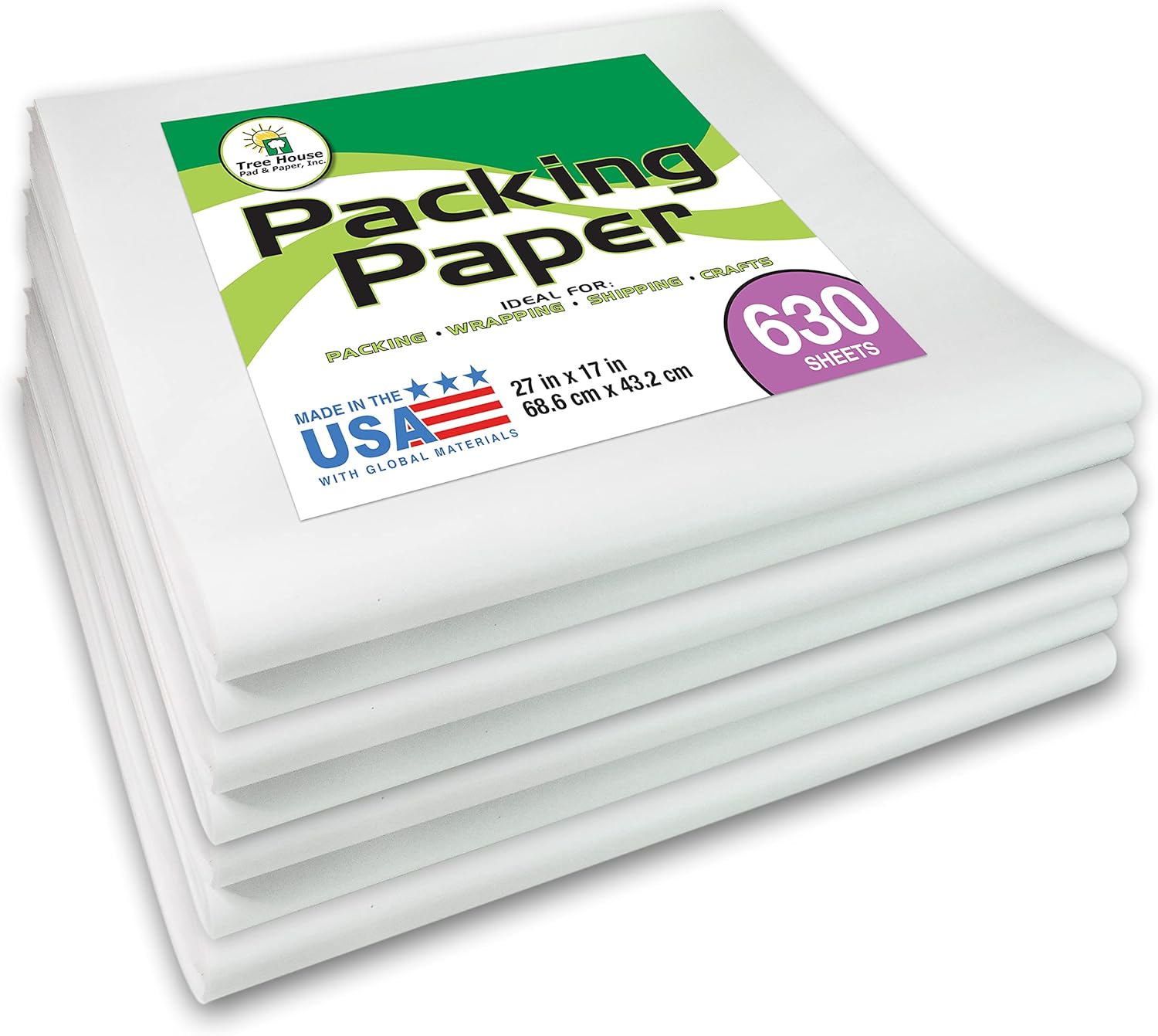 Packing Paper Sheets for Moving - 630 Eco-Friendly Sheets