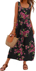 MEROKEETY Women's Casual Maxi Sundress 2025 - Lightweight