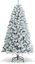 6FT Snow Flocked Christmas Tree for Indoor and Outdoor Use