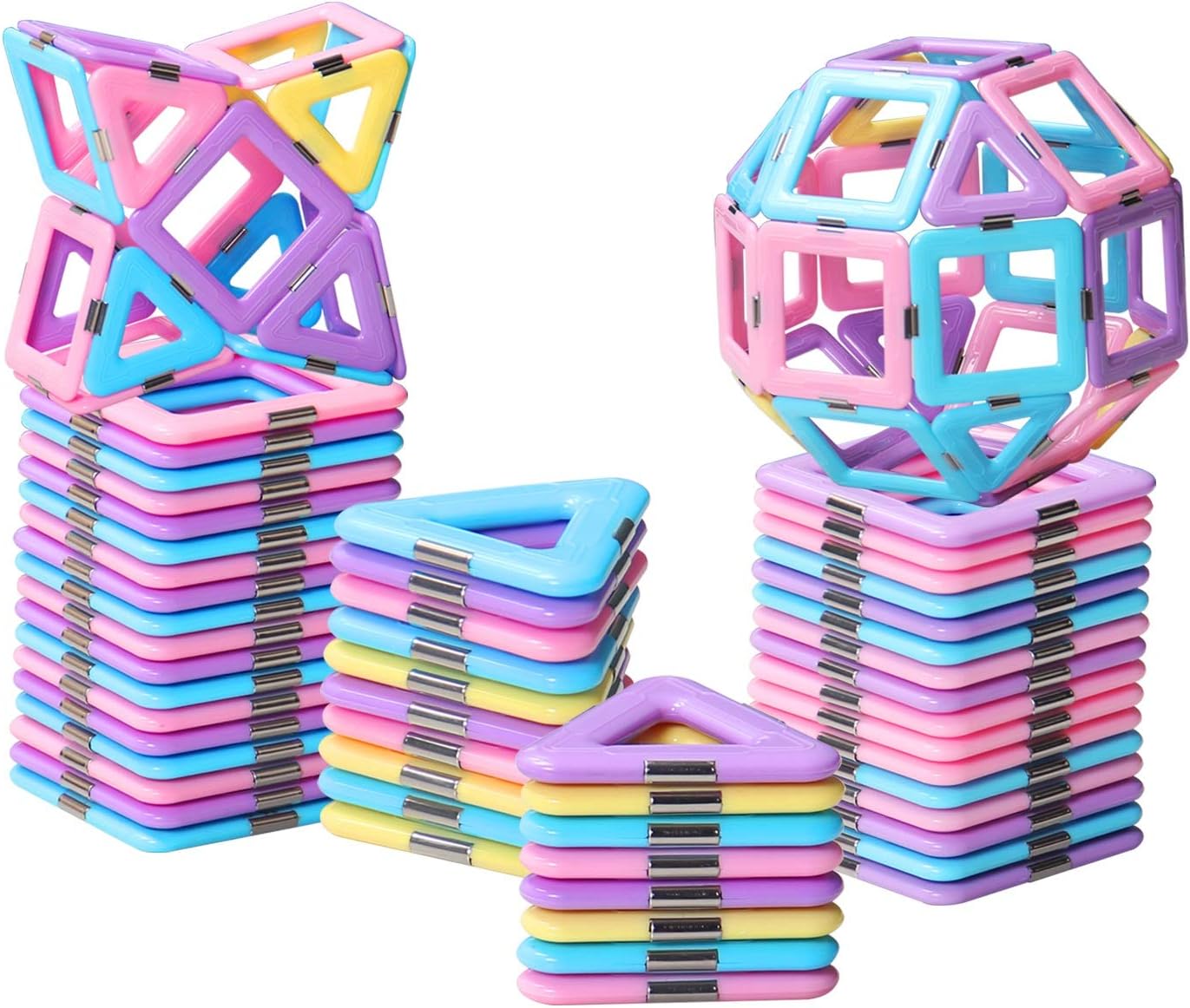 Magnetic Castle Building Set for Kids - STEM Educational Toy