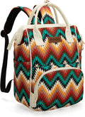 Wrangler Aztec Diaper Bag Backpack - Multifunctional Travel Bag