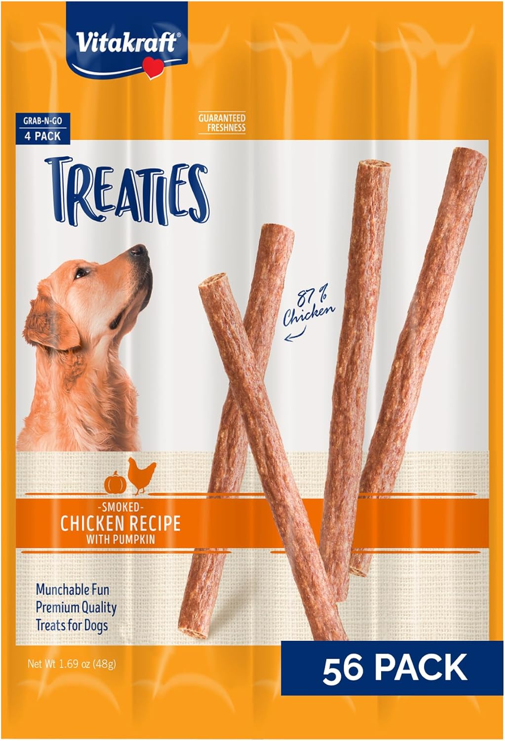 Vitakraft Dog Treaties Chicken & Pumpkin Flavor for Dogs