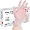 Clear Vinyl Exam Gloves Latex-Free 4 mil - Medical & Food Safe