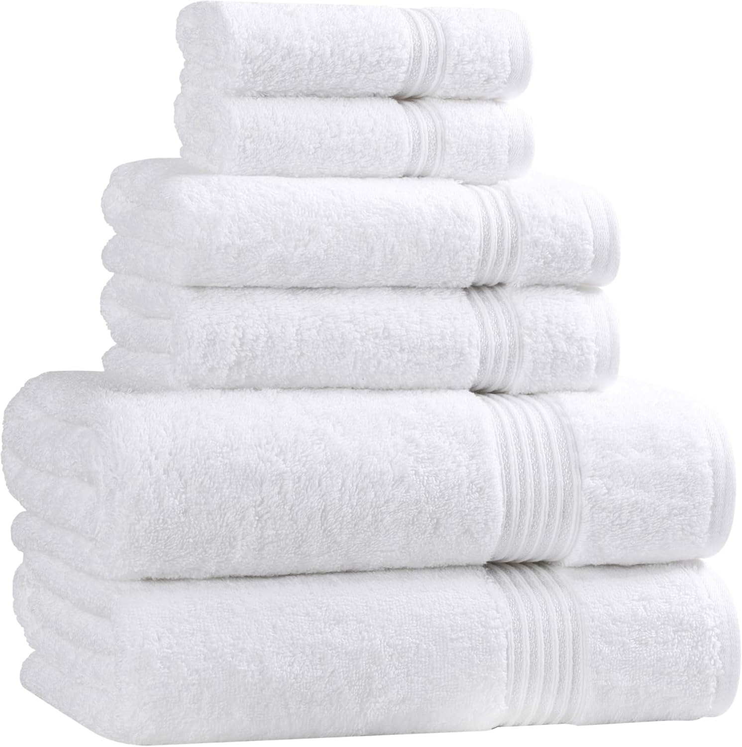 Superior Egyptian Cotton 6-Piece Towel Set for Luxurious Comfort