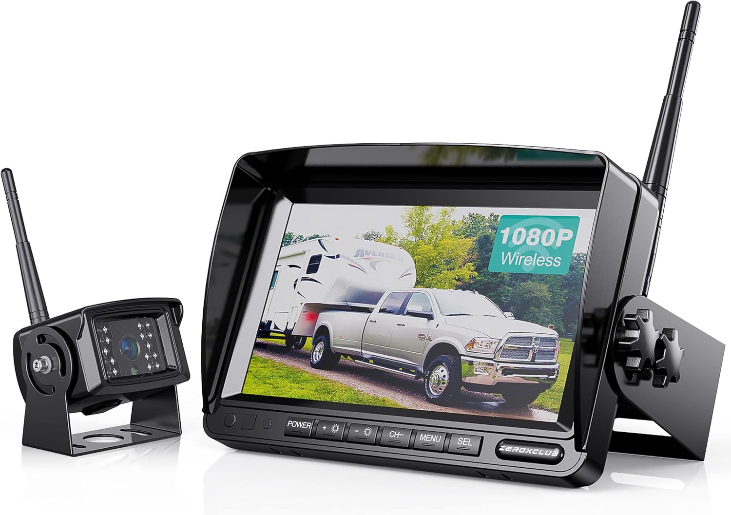 Digital Wireless Backup Camera System Kit for Safe Reversing