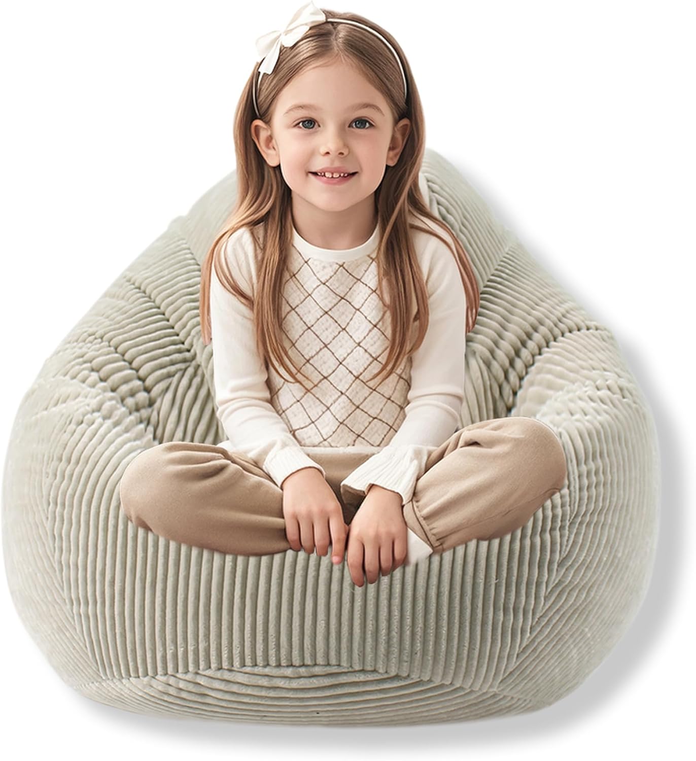 Cozy Kids Memory Foam Bean Bag Chair - LPMOERA