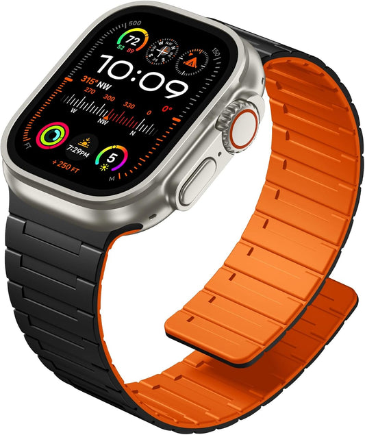 SNBLK Magnetic Watchband - Secure Fit for Apple Watch