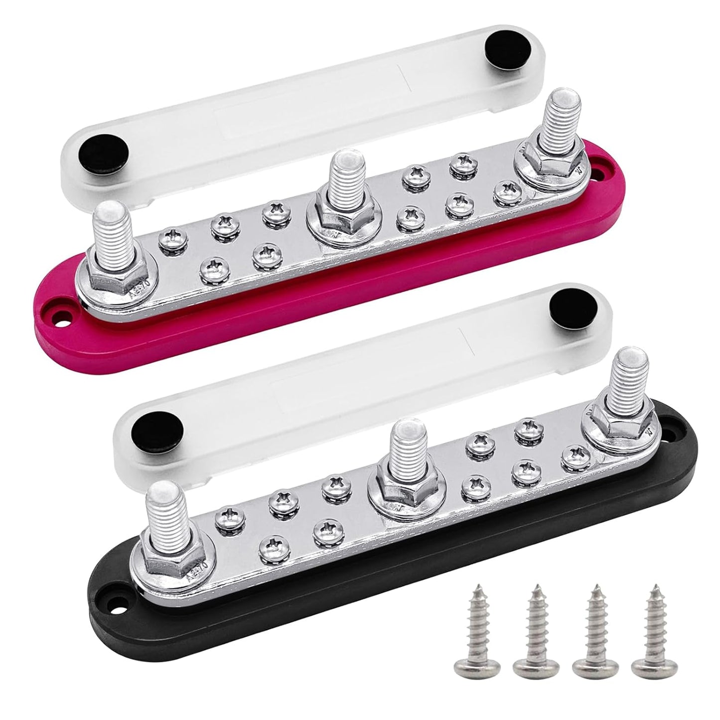 Ampper Power Distribution Block for 12V Marine Battery Systems