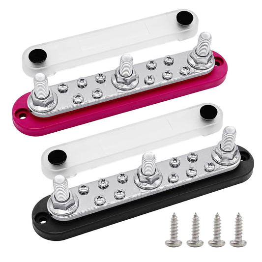 Ampper Power Distribution Block for 12V Marine Battery Systems