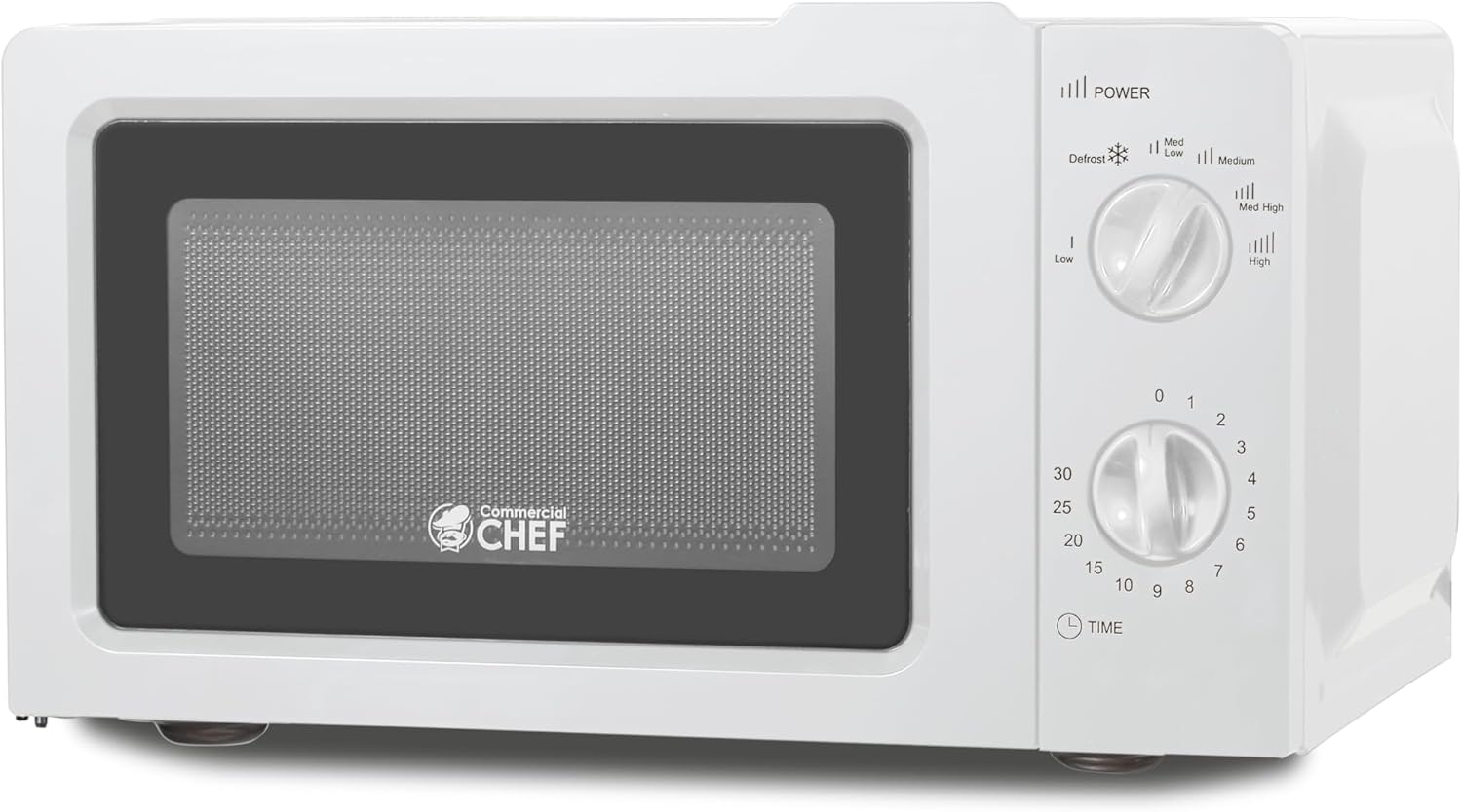 Compact Commercial Chef Microwave 600W - 6 Power Levels