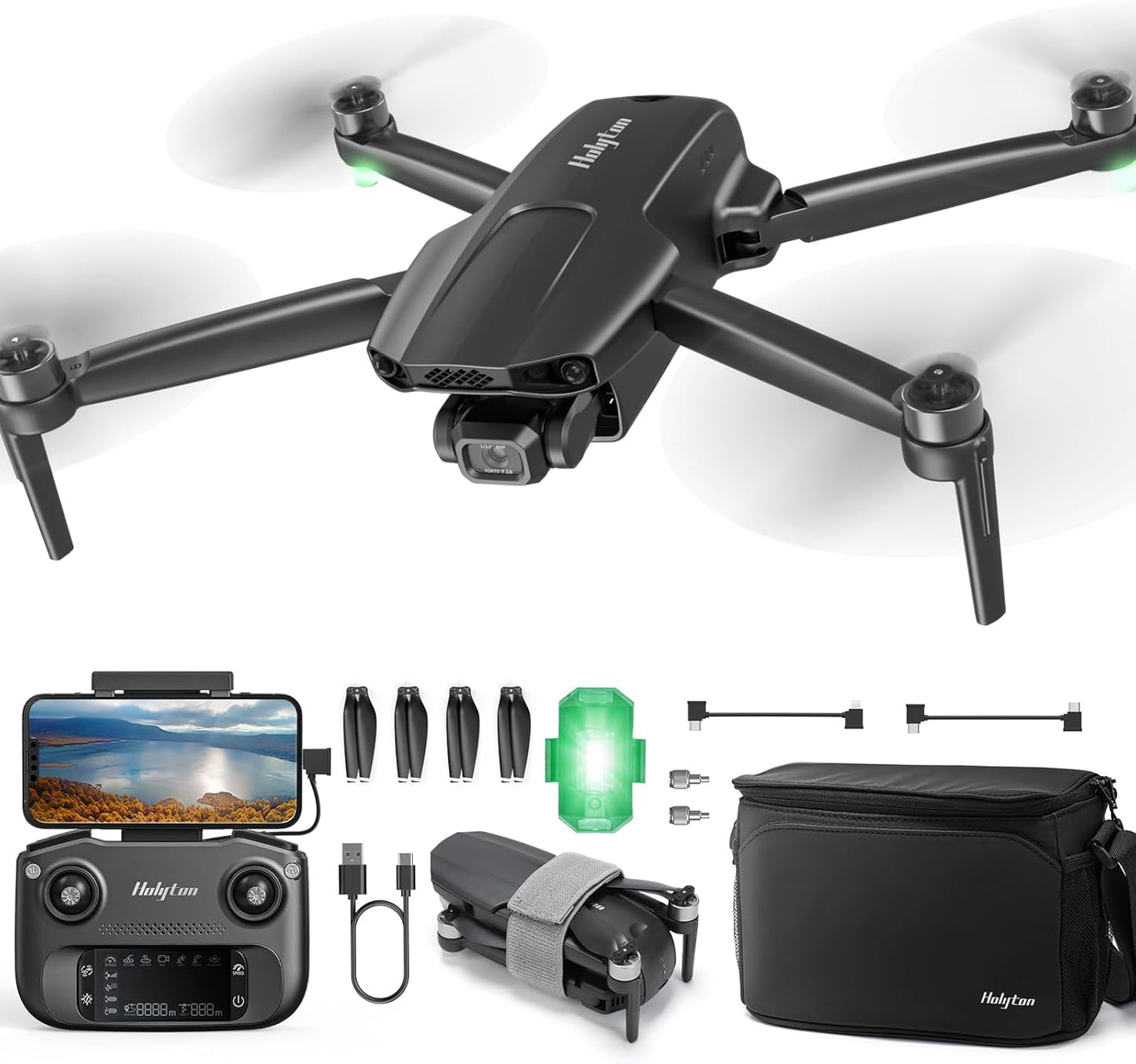 Holyton HT70: 4K Video Drone with GPS & Night Vision