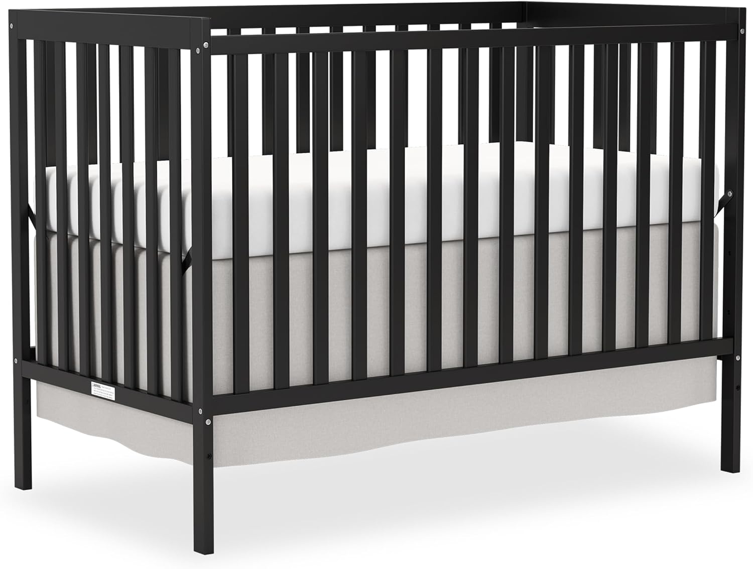 Baby Crib 5-in-1 Convertible for Growing Families and Safety
