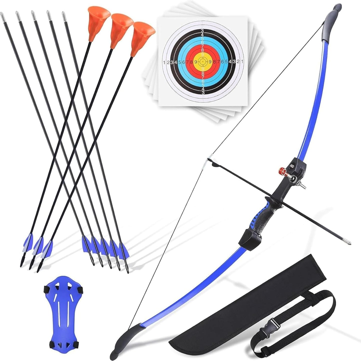 CrazyMouse Recurve Bow Set for Beginners and Teens Outdoor Fun