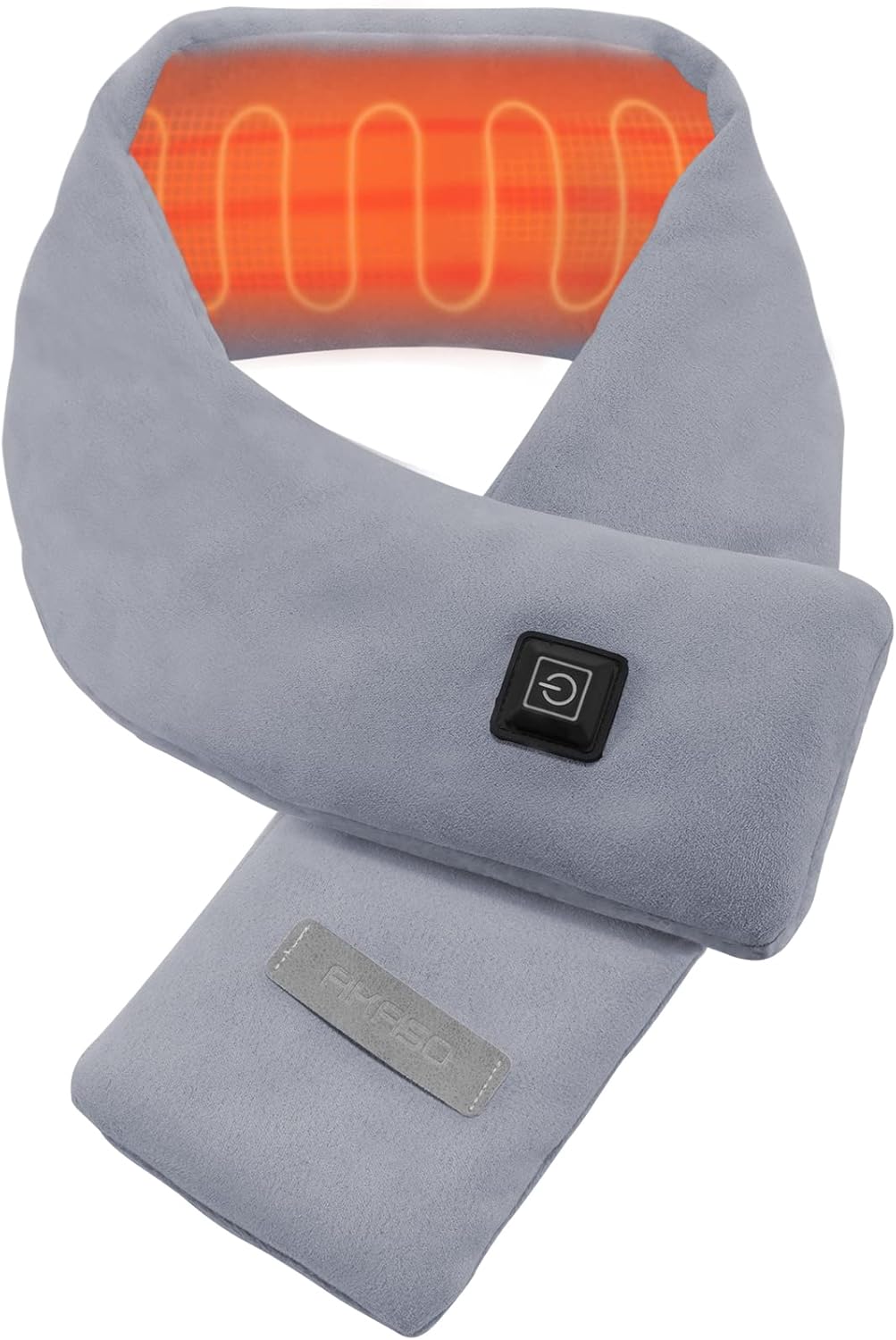 AKASO Heated Neck Wrap - Electric Heating Pad for Pain Relief