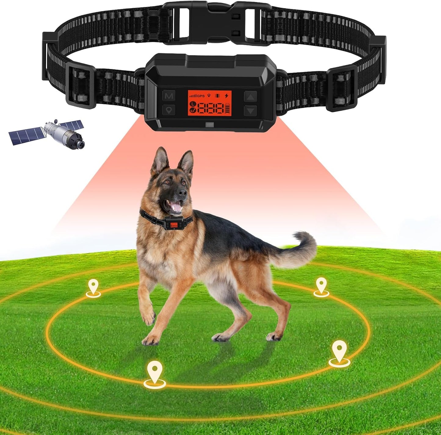 Pethey GPS Wireless Fence: 999 Yards Range