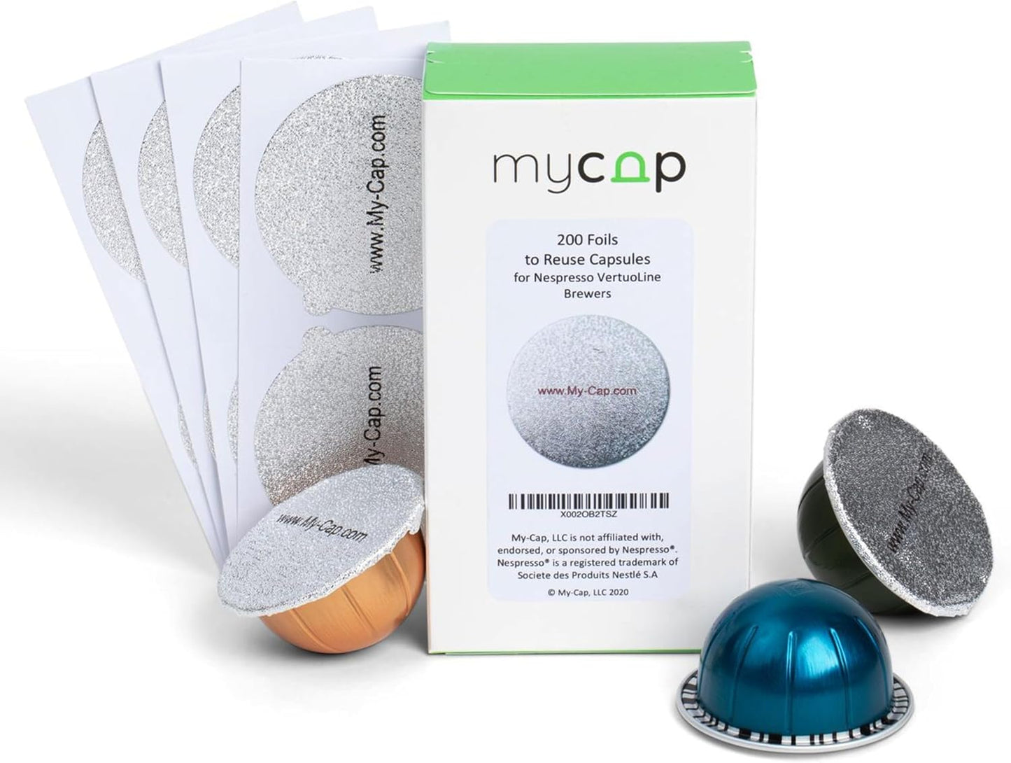 Nespresso Vertuo Pod Foil Seals - Reuse Your Capsules!