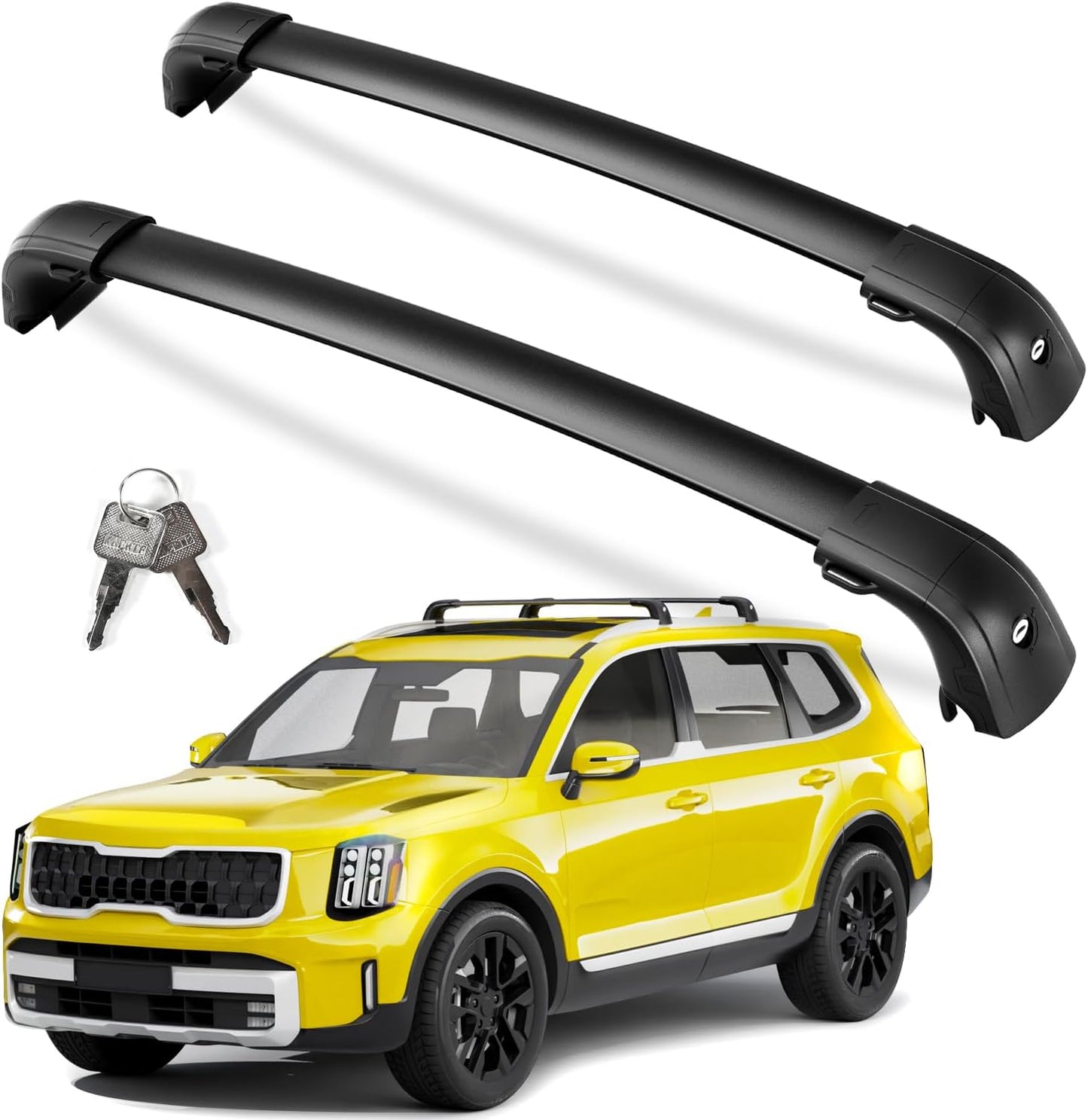 KINGGERI Roof Rack Cross Bars for Kia Telluride 2019-2025