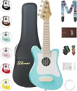 Soprano Ukulele Beginner Kit with Gig Bag and Tuner Included
