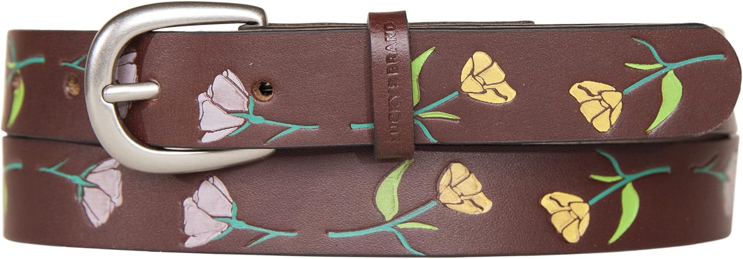 Lucky Brand Women's Fashion Leather Belt for Stylish Looks
