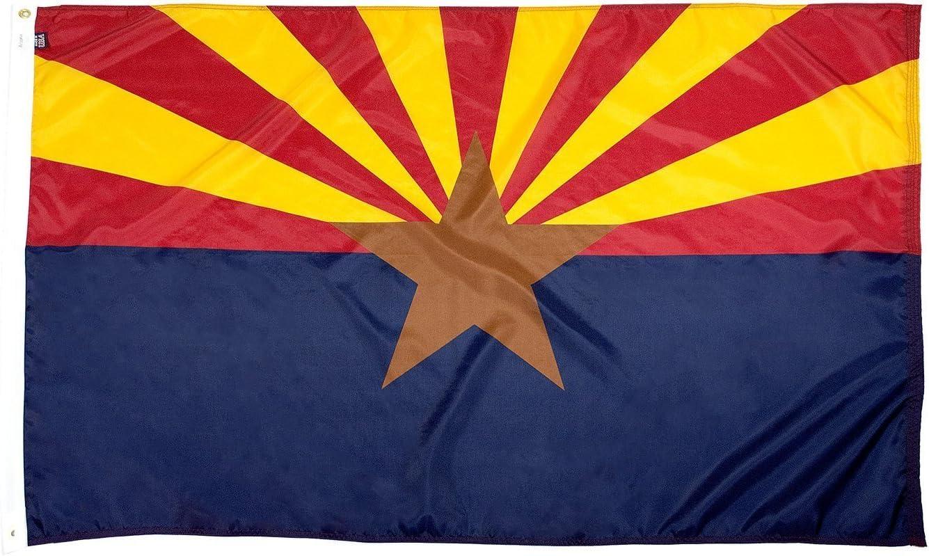 FlagSource Arizona Nylon State Flag - Durable and Vivid Colors