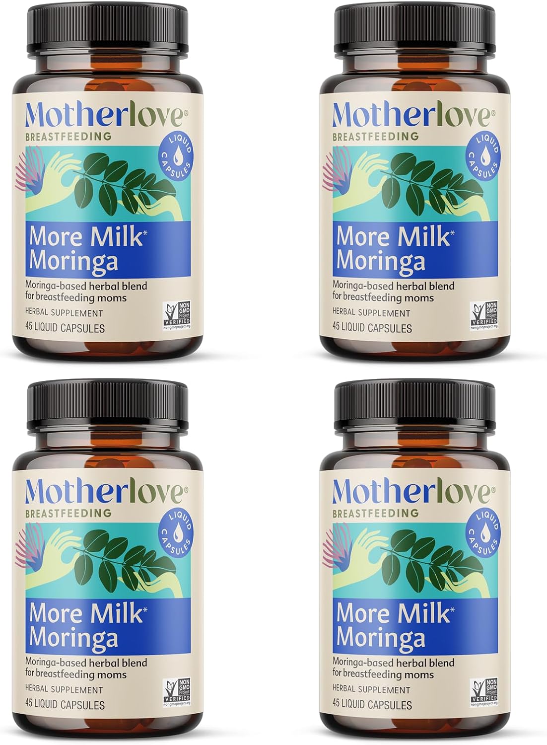 More Milk Moringa Lactation Supplement for Breastfeeding Moms