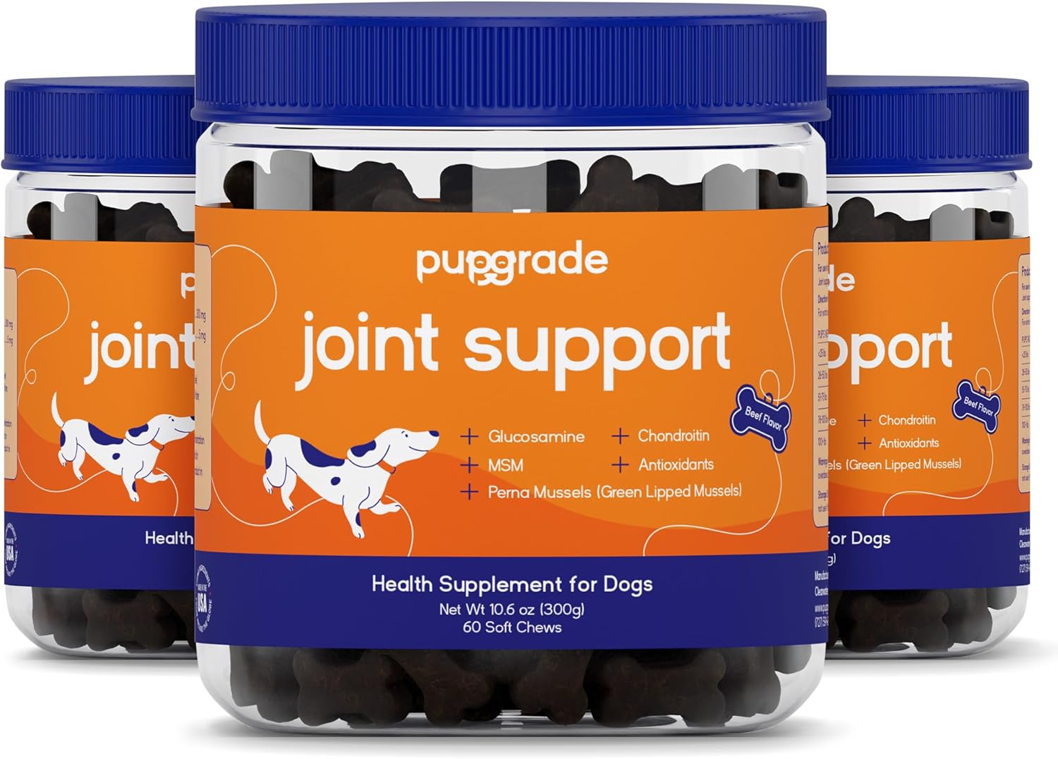 PupGrade Joint Support Supplement for Dogs - Natural Relief