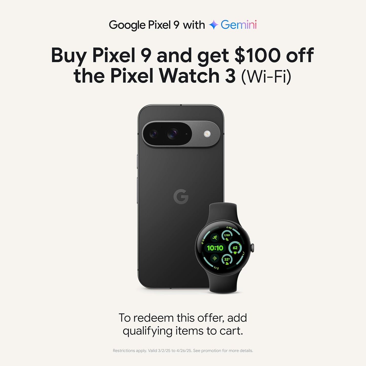 Google Pixel Watch 3 - Advanced Fitness Tracking Smartwatch