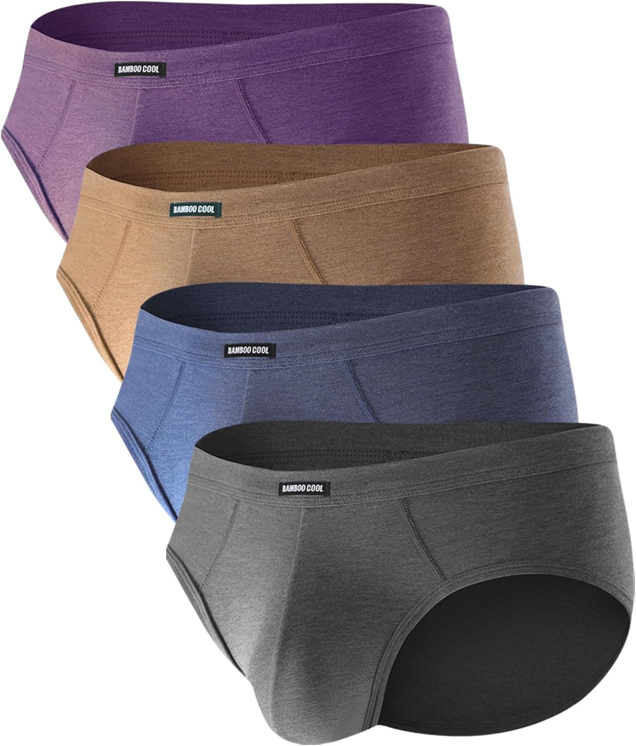 Men's Tagless Briefs with Coverd Waistband for Ultimate Comfort