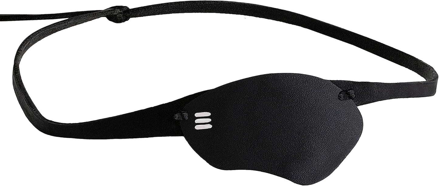 Eye Patch, Black Concave Design with Air Vents by Generic