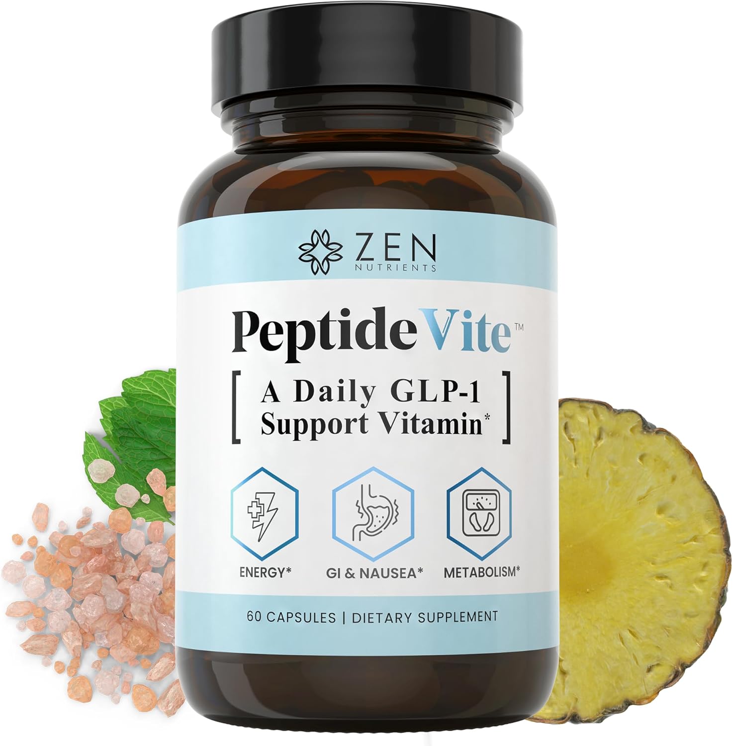 PeptideVite GLP-1 Support Vitamin for Gut Health and Energy