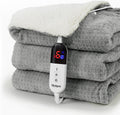 Heated Blanket Electric Full Waffle 72x84 in - Fast Heating, ETL Safe