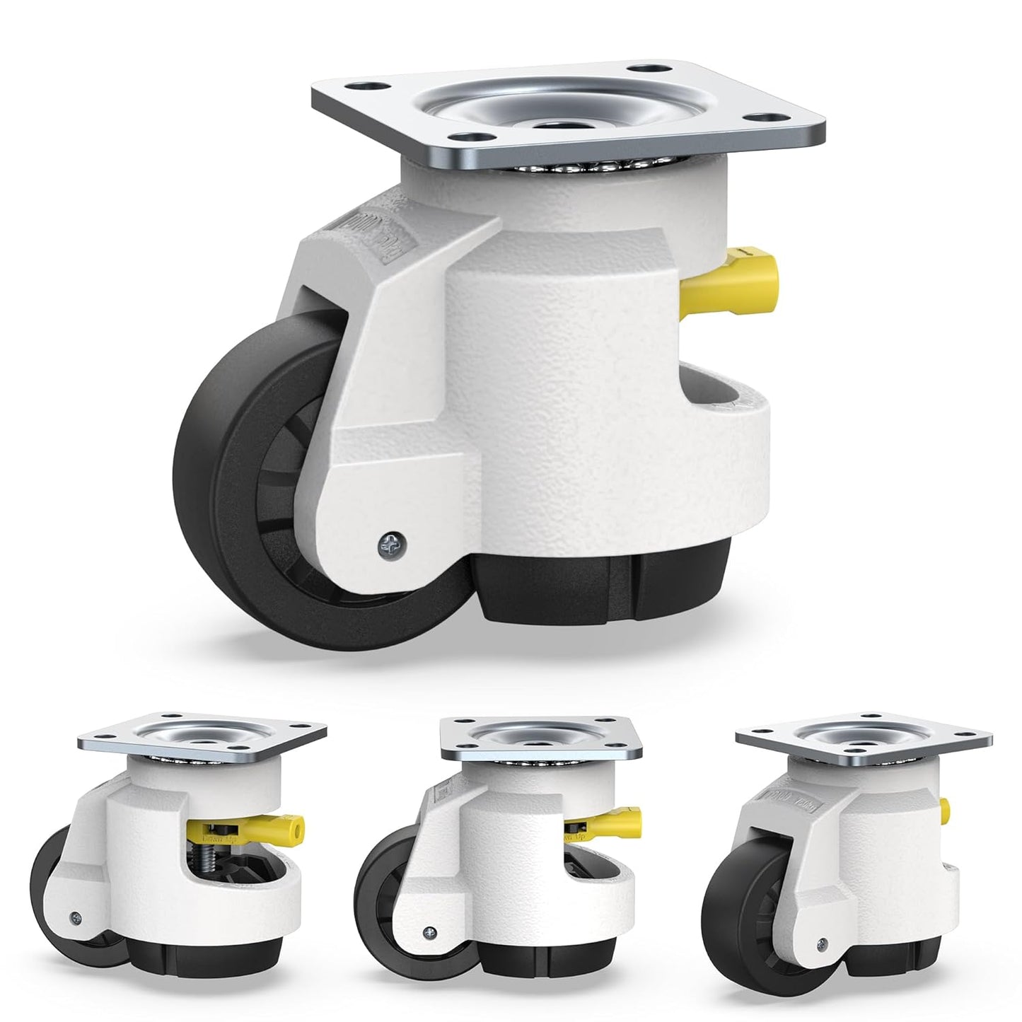 HOLKIE Leveling Casters Set of 4 for Heavy Duty Use