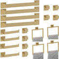 Bathroom Accessory Towel Bar Set 20-Piece Gold SUS304 Stainless Steel