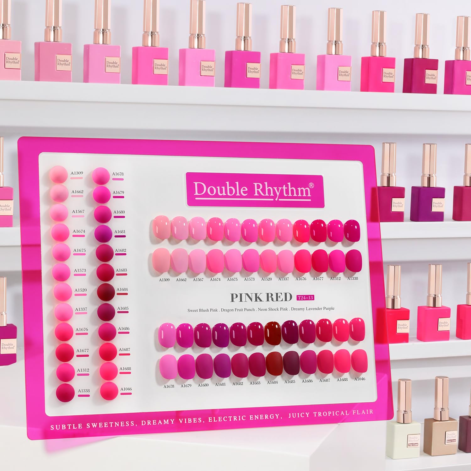 Double Rhythm 28Pcs Gel Nail Polish Set for DIY Nail Art