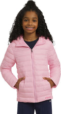 Girls' Lightweight Packable Insulated Puffer Jacket - Warm, Packable