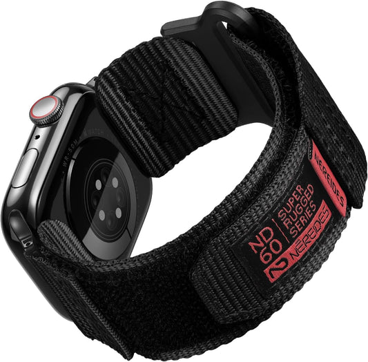 Nereides Nylon Sports Strap - Compatible with Apple Watch Series - Woven Design