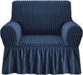 NICEEC Armchair Slipcover Blue Armchair Covers for Protection
