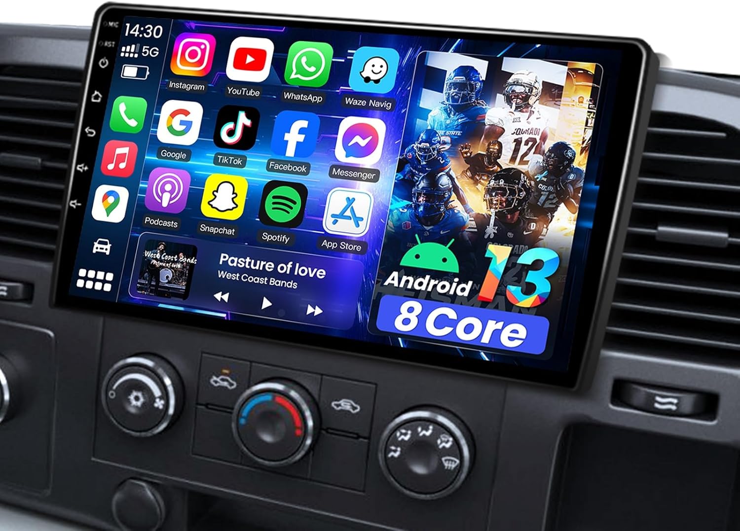 10-Inch Car Radio Stereo for 2007-2013 Chevy Silverado 1500