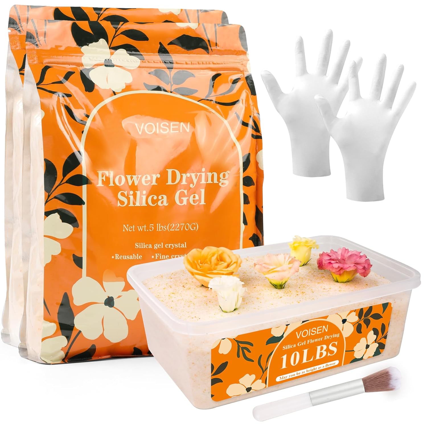 Silica Gel Flower Drying Kit for Preserving Beautiful Blooms