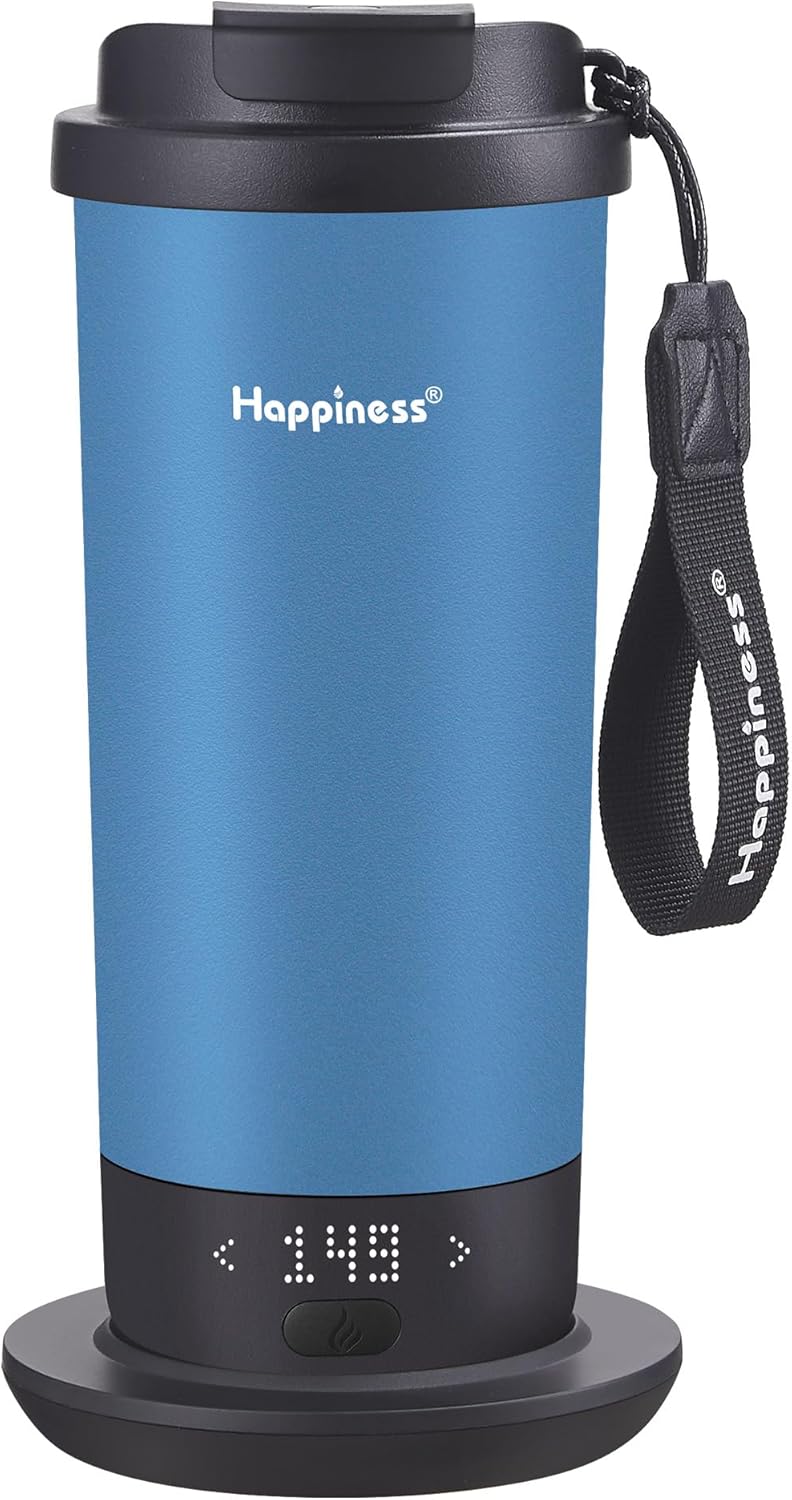 Self-Heating Travel Mug with Smart Temperature Control Features