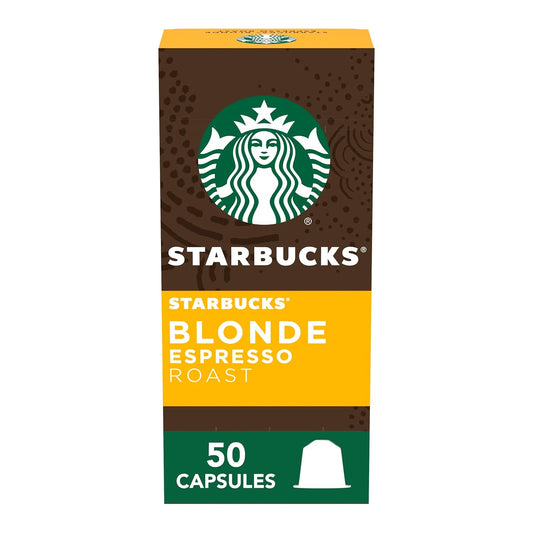50 Count Blonde Roast Espresso Pods by Starbucks