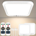 Rechargeable Motion Sensor Closet Light with Remote - Slim 2-Pack