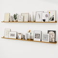 RICHFOCUS Picture Ledge Shelf 72 in Set of 2 - Gallery Storage