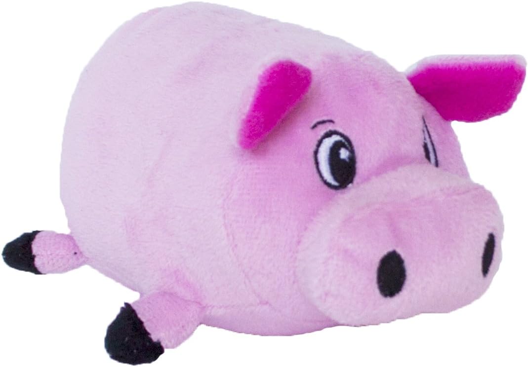 Squeaky Pig Plush Toy for Small Dogs - Outward Hound